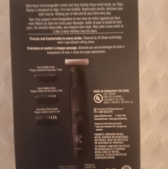 King C Gillette Style Master Electric Trimmer New in Box - Picture 3 of 4